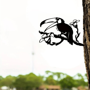 CIFbuy Eleganti Pali Decorativi da Giardino Vintage con Silhouette di Farfalle e Uccelli, Decorazione per Esterni, Patio e Prato, Regalo per Giardinaggio da TikTok per Temu Pick - Product Image 1