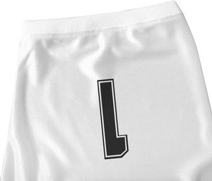 Maillot de football américain personnalisé blanc en mesh à col en V, manches courtes, numéro 31, respirant, coupe classique, vêtements pour hommes - Product Image 3