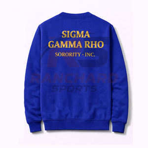 Sudadera Personalizada con Bordado de Letras Griegas para Mujer, Sudadera de Algodón con Letras Griegas para Mujer, OEM - Product Image 2