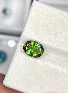 พลอยทัวร์มาลีนสีเขียวธรรมชาติทรงรีเหลี่ยมเพชรพลอยจาก Zubeda Gems พลอยประจำเดือนตุลาคม ขายส่งพลอยจากรัฐราชสถาน ผู้จัดจำหน่ายบุคคลที่สาม - Product Image 6