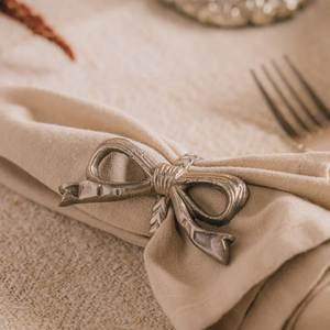 Decorative Metal Napkin Ring Suitable For Festive Occasions Adding Sophisticated Touch To Dining Experience - Product Image 4