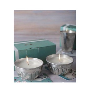 Top Selling Custom Brushed Finished <b>Empty</b> Brass Candle <b>Jars</b> Round unique Votive Containers - Product Image 4