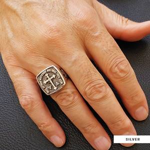 Bague BOJ RCJ 018 personnalisée en argent et diamant, bague de diplôme universitaire unisexe, cadeau pour les occasions de fête, prix bas - Product Image 5