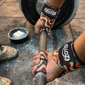 Correas de Levantamiento de Pesas de Neopreno Acolchadas con Cinta de Algodón Antideslizantes para Gimnasio, Proveedor de Correas de Powerlifting Unisex - Product Image 3