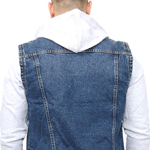 Fabricante de Chaquetas Vaqueras de Alta Calidad para Hombre, Chaqueta Vaquera de Algodón OEM, Ropa Urbana Personalizada al por Mayor, Marca Privada - Product Image 6