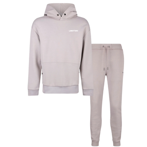 Conjunto Deportivo de Hombre con Sudadera de Forro Polar y Pantalones con Puños Elásticos, Corte Holgado, Estilo Casual Minimalista, Ropa Deportiva Personalizada OEM - Product Image 1