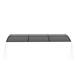 Tettoia per Finestre 40x120 Pollici, Protezione UV da Pioggia e Neve, per Porte d'Ingresso, Scarichi, Lavelli, Accessori per Porte e Finestre Esterne - Product Image 3