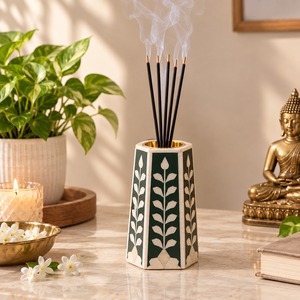 Multifunctional Bone Material Eco-Friendly Durable <b>Burner</b> Holder Incense Aromatic Fragrance Essential <b>Oils</b> Home Office - Product Image 2