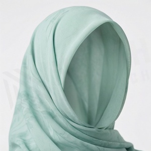 Hiyab de Chifón de Color Sólido para Mujer, Transpirable, para Uso Diario, Pañuelo Islámico - Product Image 3