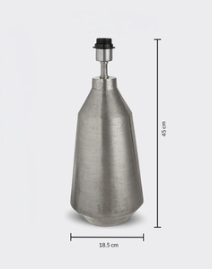 Luxury silver hamza metal <b>bedside</b> <b>table</b> lamp base oem odm low moq factory price wholesale bulk supply fast shipping no shade - Product Image 5