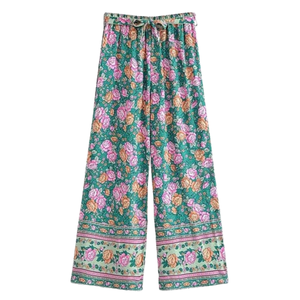 Combinaison imprimée bohème pour femmes, ensemble de tenue de plage - Product Image 3