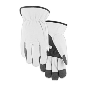 Goat Grain Leather Safety <b>Gloves</b> Soft Comfortable Heat Spark Resistant for Driving Household Gardening Durable <b>Gloves</b> - Product Image 1