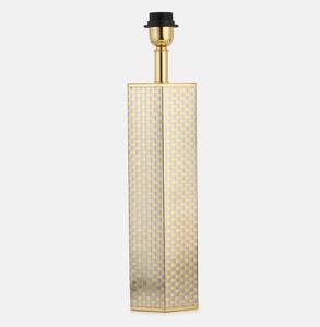 Contemporary Brass Table Lamp With Gold Mosaic Design E27 Base Decorative <b>Lighting</b> - Product Image 3