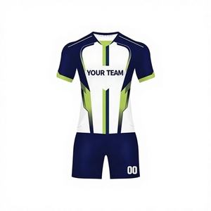 Camiseta de Rugby de Alta Calidad, 100% Poliéster, Transpirable, Anti-UV, Uniforme Personalizado con Logotipo del Equipo, Precio de Fábrica en Oferta, Ropa para Jugadores - Product Image 1