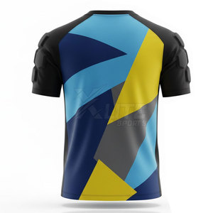 เสื้อเจอร์ซีย์ผู้รักษาประตูแขนสั้นไซส์ใหญ่ ผลิตจากโรงงานโดยตรง ชุดทีมฟุตบอล ระบายอากาศได้ดี ซับเหงื่อ 100% โพลีเอสเตอร์ - Product Image 3