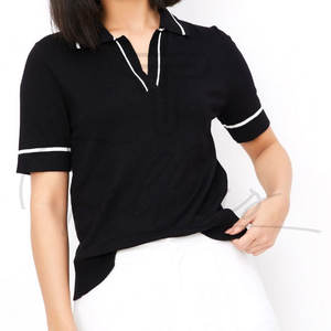 Polos de Mujer con Logotipo Personalizado de Alta Calidad, los Más Vendidos a Precio Económico, Polo de Manga Corta a la Moda para Damas - Product Image 2