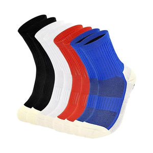 Chaussettes de sport antidérapantes en nylon sur mesure avec support en laine mérinos, chaussettes de football/soccer personnalisées - Product Image 6