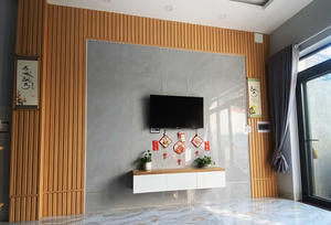 Paneles de pared WPC recubiertos de vinilo para interiores comerciales para cocina, baño, aislamiento térmico y rendimiento acústico - Product Image 5