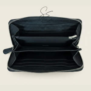 Cartera/Clutch de cuero negro repujado para mujer, con diseño de piel de vaca, personalizable, estilo vaquero occidental, regalo para ella - Product Image 6