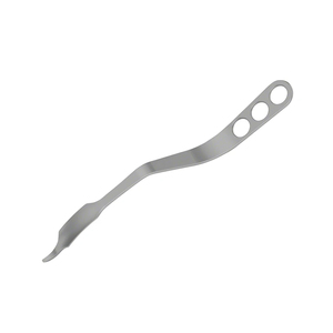 Elevador retractor de palanca ósea curva para cadera, instrumento quirúrgico ortopédico con punta afilada de 11 mm, herramienta de acero inoxidable con mandíbula de 3.7 mm de ancho y 20 mm de longitud. - Product Image 4