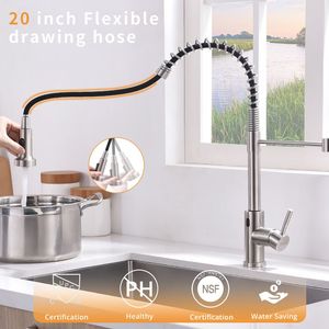 ก๊อกน้ำห้องครัวอัจฉริยะสีดำแบบสัมผัสอัตโนมัติ ไม่ต้องใช้มือ - Product Image 6