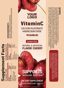 อาหารเสริมอิเล็กโทรไลต์สำหรับนักกีฬา OEM เสริมสร้างภูมิคุ้มกัน บรรเทาความเหนื่อยล้า วิตามินซีรวมชนิด<span class=keywords><strong>เม็ด</strong></span><span class=keywords><strong>ฟู่</strong></span> สำหรับวัยรุ่นและผู้ใหญ่ 20 <span class=keywords><strong>เม็ด</strong></span> - Product Image 2