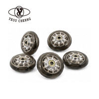 Roues en PU 100x24mm 78A pour trottinette adulte, roues de remplacement, roulements Abec haute vitesse, compatibles avec les trottinettes de ville