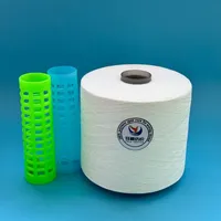 Prix Usine Fil Filé 100% Polyester 52/3 Haute Ténacité Élastique Écologique Imperméable pour Couture Broderie Crochet Artisanat