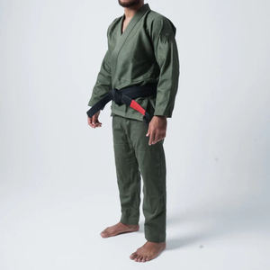 Uniforme de Jiu Jitsu Brasileño BJJ Premium, 100% Algodón, Ligero, Preencogido, Tejido Perlado, Transpirable, de Secado Rápido, para Entrenamiento - Product Image 2