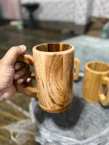 Tasses en bois contemporaines conçues pour les maisons modernes recherchant des alternatives durables aux articles de vaisselle en céramique - Product Image 5