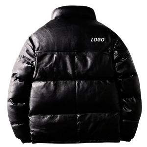 Nouvelle Veste Puffer Imperméable Homme Hiver Col Montant Formel Personnalisable avec Logo Grande Taille Fermeture Éclair Vente en Gros - Product Image 1