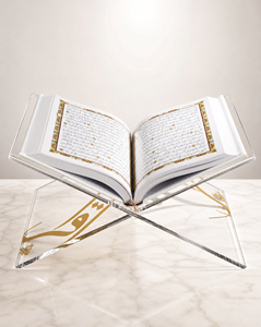 Soporte de Libros Acrílico Personalizado de Alta Calidad para Decoración del Hogar, Soporte de Lectura en Forma de X, Exhibidor de Libros Acrílico - Product Image 1