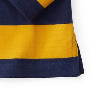 Chemises de sport pour hommes en couleurs contrastées, jersey de rugby, polo à manches longues, coton et polyester, prix bas - Product Image 5