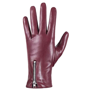 Gants en cuir véritable de qualité supérieure, unisexes, chauds pour l'hiver, compatibles avec les écrans tactiles, pour l'extérieur, gants en cuir tendance - Product Image 5