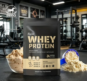 Proteína de Suero de Leche Instantánea OEM en Polvo, Paquete de 600 g, 2 Cucharas Medidoras, Potenciador de Nutrición para el Crecimiento Muscular, Extracto de Plantas, Suplemento de Proteína Deportiva - Product Image 1