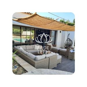 BEST SELLING GEM LE Coir UV Stabilized Woven Triangle <b>Shade</b> Sail for Balcony <b>Shade</b> Protection and Outdoor Rest Area Vietnam - Product Image 1