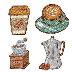 Custom Square Chenille <b>Embroidery</b> Patch Eco-Friendly Fabric Badge with Mountain Design for Hats and Clothing - Product Image 3