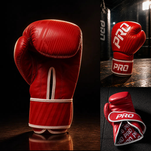 Gants de boxe professionnels en cuir véritable, gants d'entraînement et de sparring, logo personnalisé OEM, équipement de combat en gros - Product Image 5