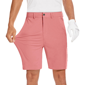 Pantalones Cortos de Golf Casuales para Hombre, Estilo Urbano, Cintura Elástica de Lona, Ligeros, con Bolsillos, Impermeables, Transpirables y de Secado Rápido - Product Image 1