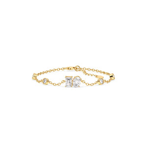 REYES Fine Jewelry Classic 925 Sterling <b>Silver</b> GRA Certified Moissanite Link Chain <b>Bracelets</b> Wedding Gift Jewellery for Women - Product Image 6