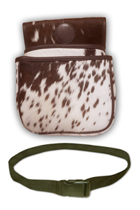 Bolsa de Cuero para Cartuchos de Tiro, Bolsa de Caza con Cinturón de Nylon, Bolsa de Tiro Cómoda para Cartuchos - Product Image 5