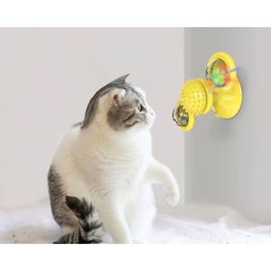 Giocattolo Interattivo per Gatti a Forma di Mulino a Vento Rotante con Ventosa, Gioco di Movimento per Animali Domestici - Product Image 6