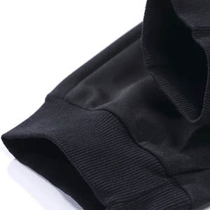 Chándal con Capucha para Hombre, Negro y Verde, Largo, Informal, con Bolsillos Laterales, Diseño Color Block, Poliéster y Algodón 2026 - Product Image 2