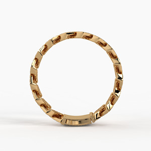 Bracelet cubain en or 14K plaqué rhodium, diamants CVD de laboratoire, maillons pavés, luxe, style hip-hop, unisexe, anniversaire, tiers - Product Image 4