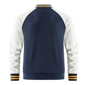 Chaqueta Varsity Personalizada con Logotipo Bordado, Chaqueta de Béisbol de Cuero y Lana de Alta Calidad - Product Image 2