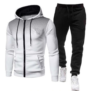 Service OEM/ODM – Survêtement décontracté à capuche pour homme en coton/polyester, personnalisable avec logo imprimé, style streetwear uni - Product Image 2
