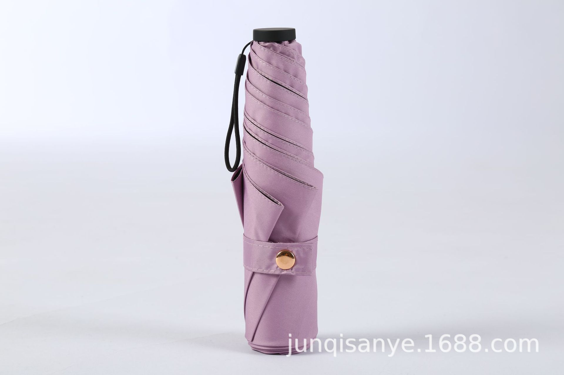 Ultra-light three-fold umbrella-dark purple