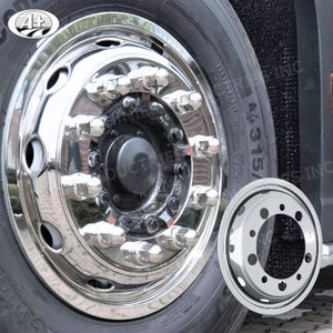 Couvre-roue en acier inoxydable 225X9/225X8.25 Accessoire de véhicule durable et élégant - Product Image 1