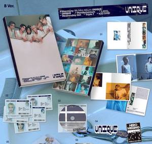 P1Harmony มินิอัลบั้มชุดที่ 9 (UNIQUE) เพลงเคป๊อป ซีดี (กระดาษและพลาสติก) สำหรับทุกวัย ผลิตในเกาหลี BW-173 - Product Image 3