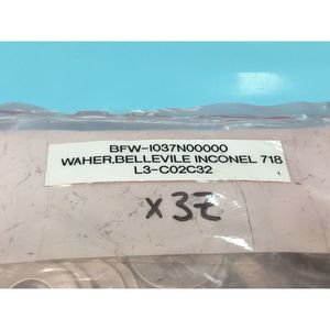 37 WASHER BFW-1037N00000 BELLEVILE INCONEL 718 - อุปกรณ์และอะไหล่เซมิคอนดักเตอร์ระดับโลกที่เชื่อถือได้จาก Belleville ในประเทศอินคอนเนล 718 - Product Image 3